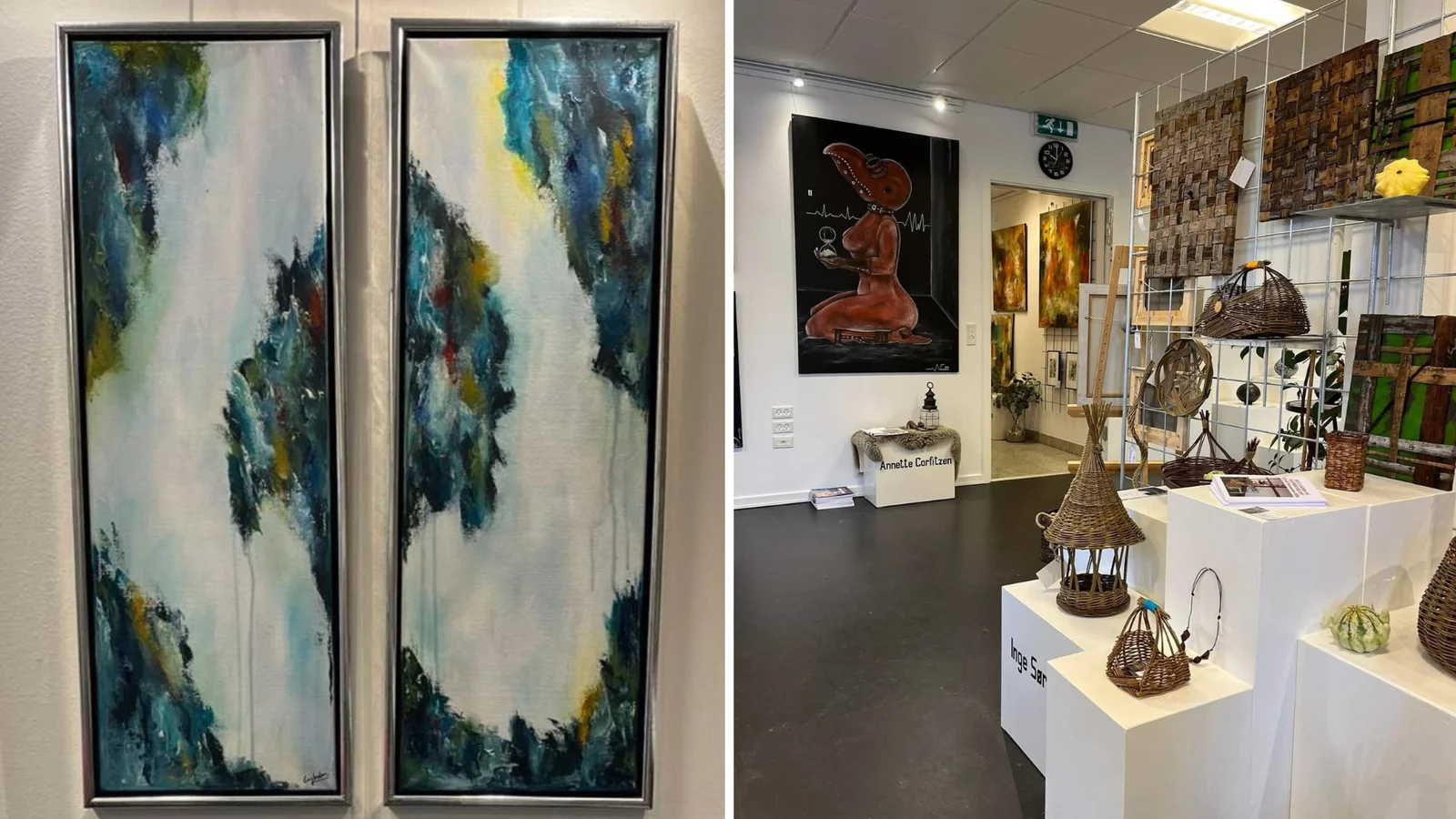 Udforsk Middelfarts Gallerier til Kunst Stafet i pinsen