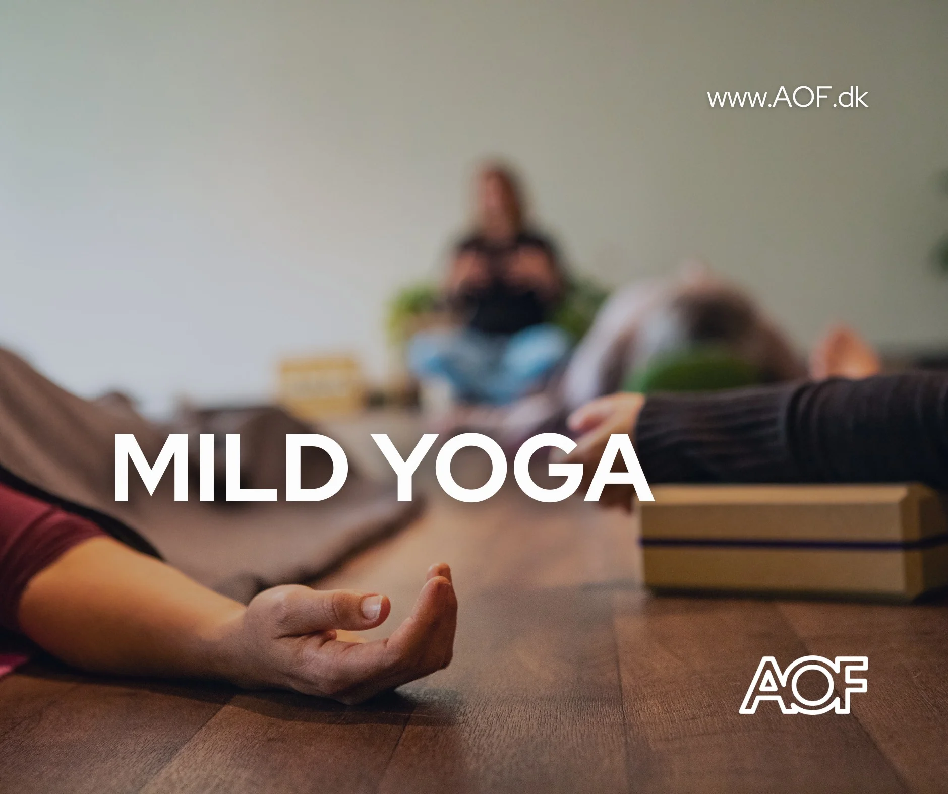 Mild yoga udbydes hos AOF Nordsjællands Aftenskole