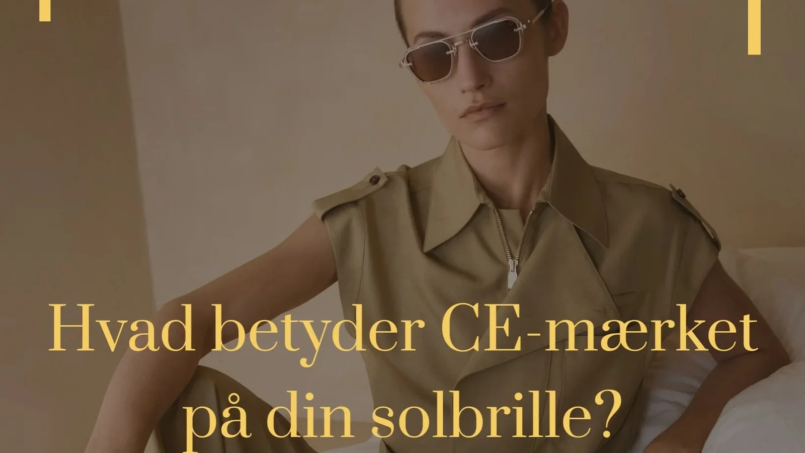 Heiko Stumbeck forklarer betydningen af CE-mærket på solbriller