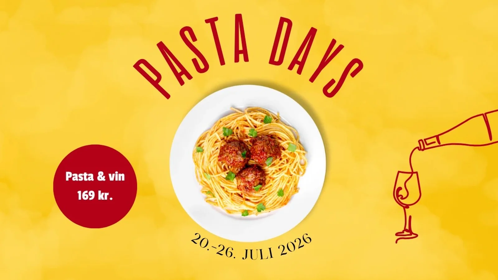 Pasta Days vender tilbage i uge 30!