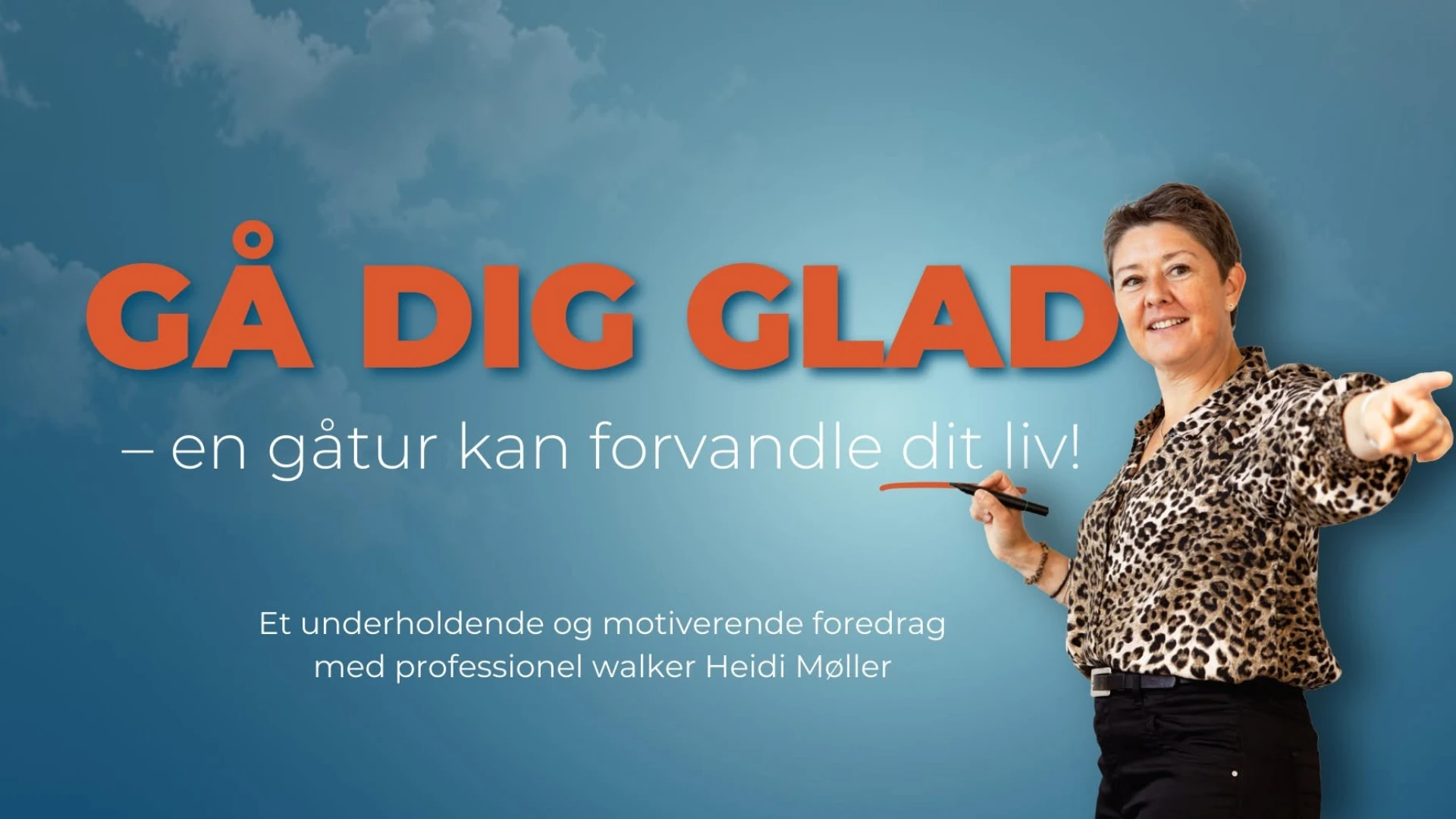 Oplev et inspirerende foredrag om gåturens kraft