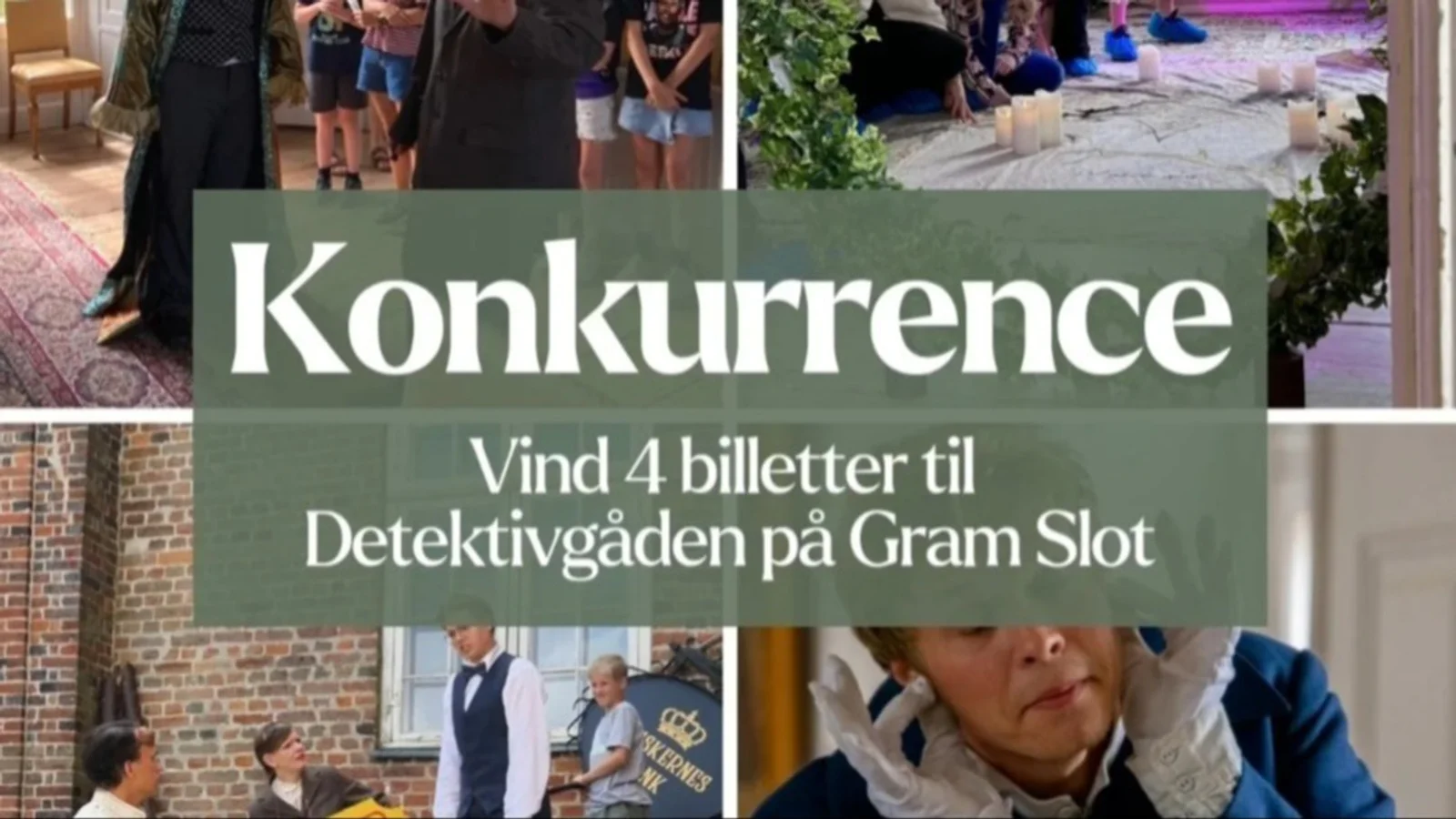 Vind billetter til Detektivgåden på Gram Slot