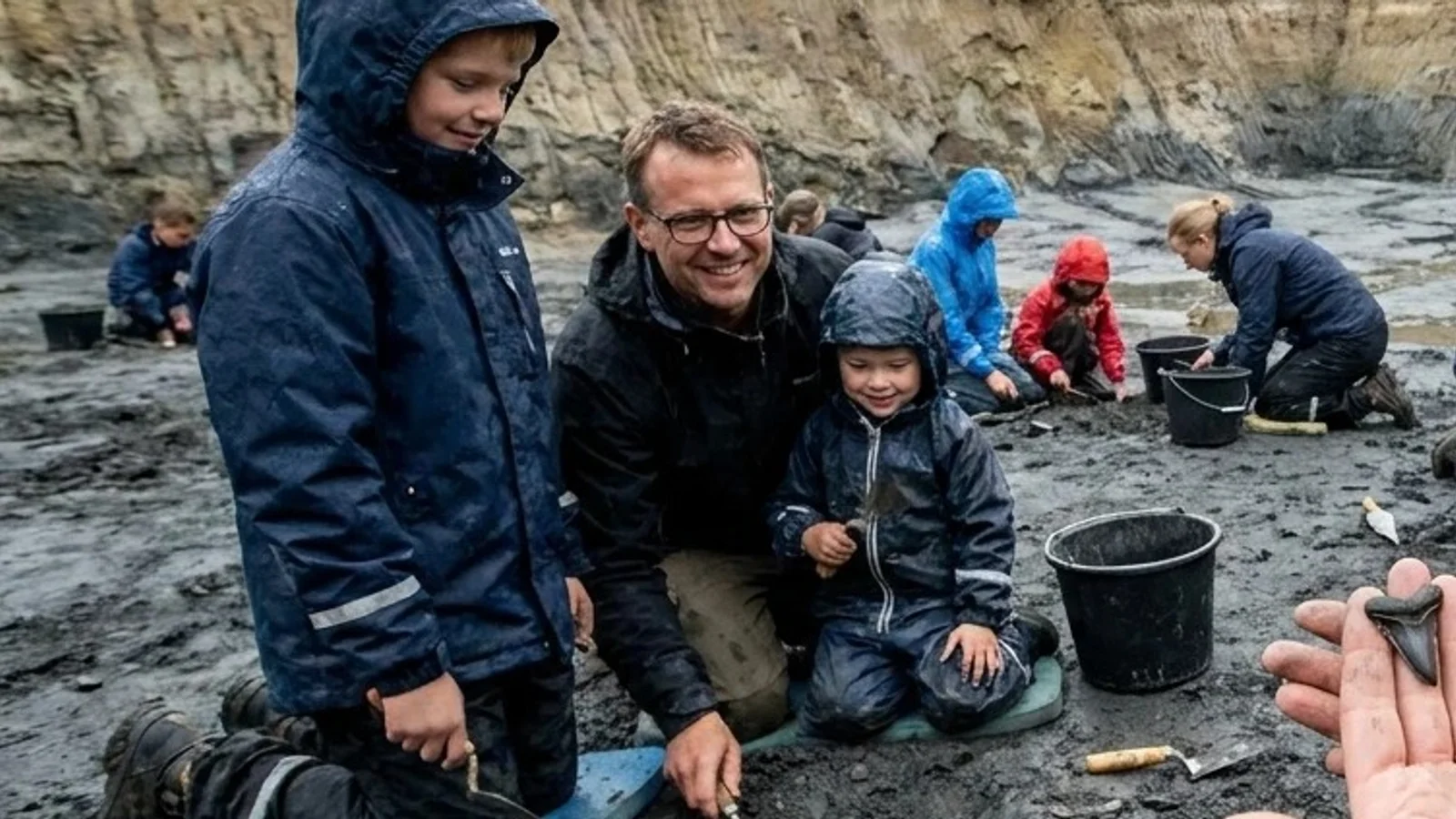 Gå på fossiljagt i Gram Lergravs 10 mio. år gamle hav