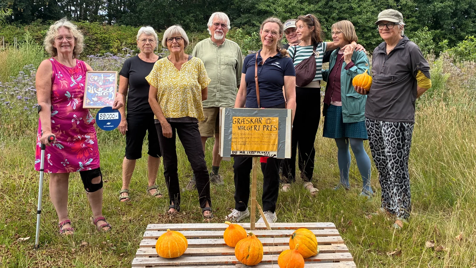 Folkefrugtparken i Nyborg modtager støtte fra LB Foreningen til læring, fællesskab og biodiversitet