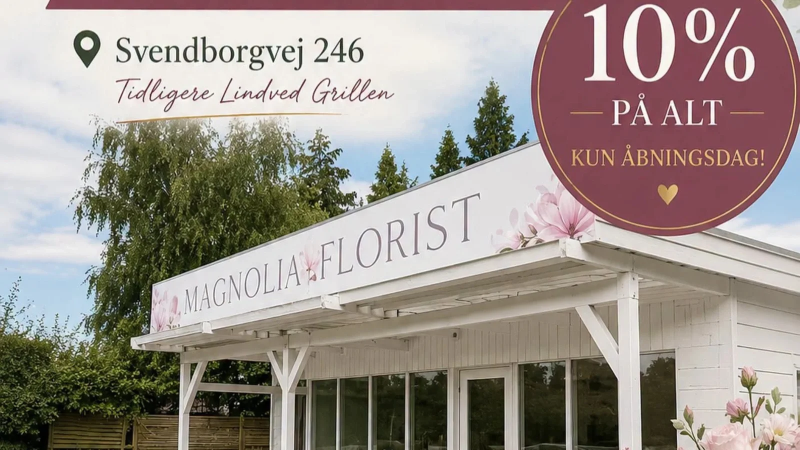 Åbningstilbud hos Magnolia Florist 