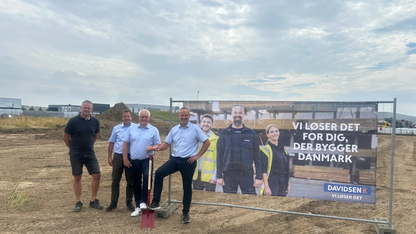 Davidsen går i jorden i Ringsted: Bygger stor trælast ved logistikcenter på Kærup Industrivej