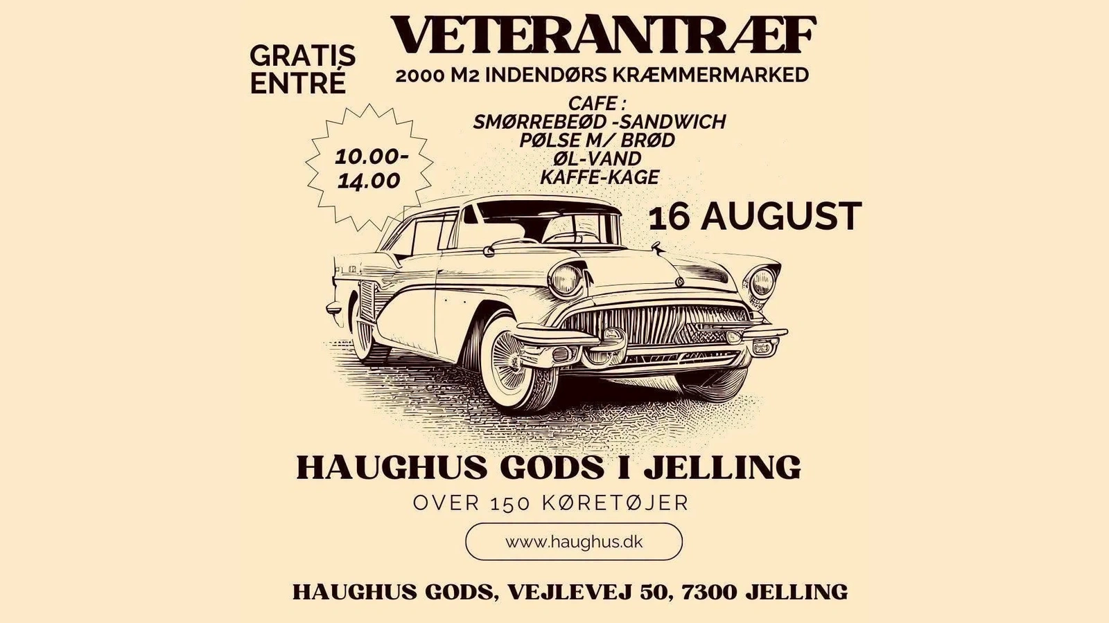 Veterantræf på Haughus Gods i Jelling