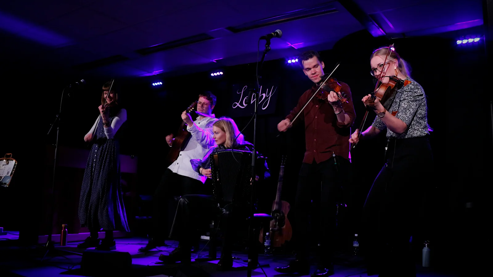Finsk award-vindende nordisk folkemusikband spiller koncert