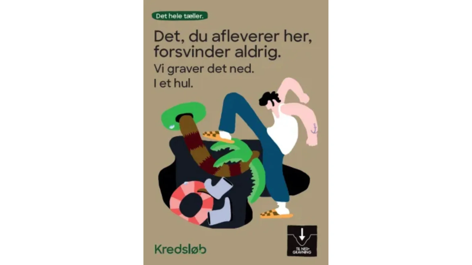 Sommer på hæld: For få aarhusianere ved, hvad der sker med det utætte badebassin, når det afleveres på genbrugsstationen