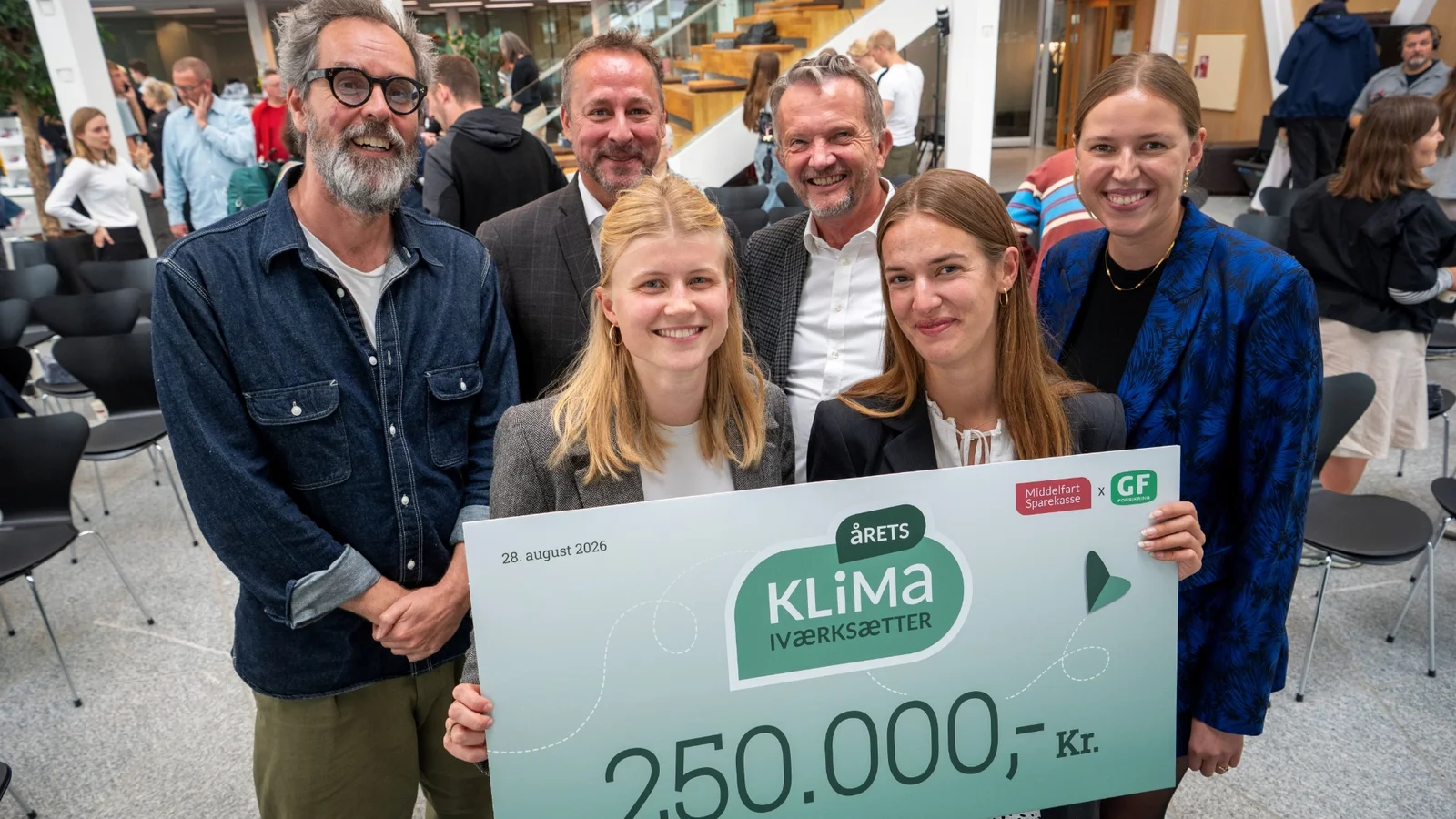 Fire unge kvinder løb med den kvarte million kroner