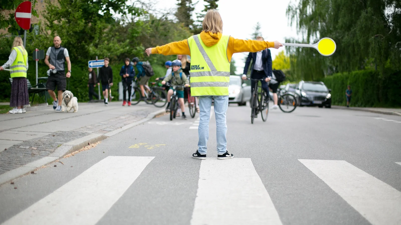 Alle elsker skolepatruljerne, men alligevel er det ikke alle cyklister og bilister, der stopper for dem