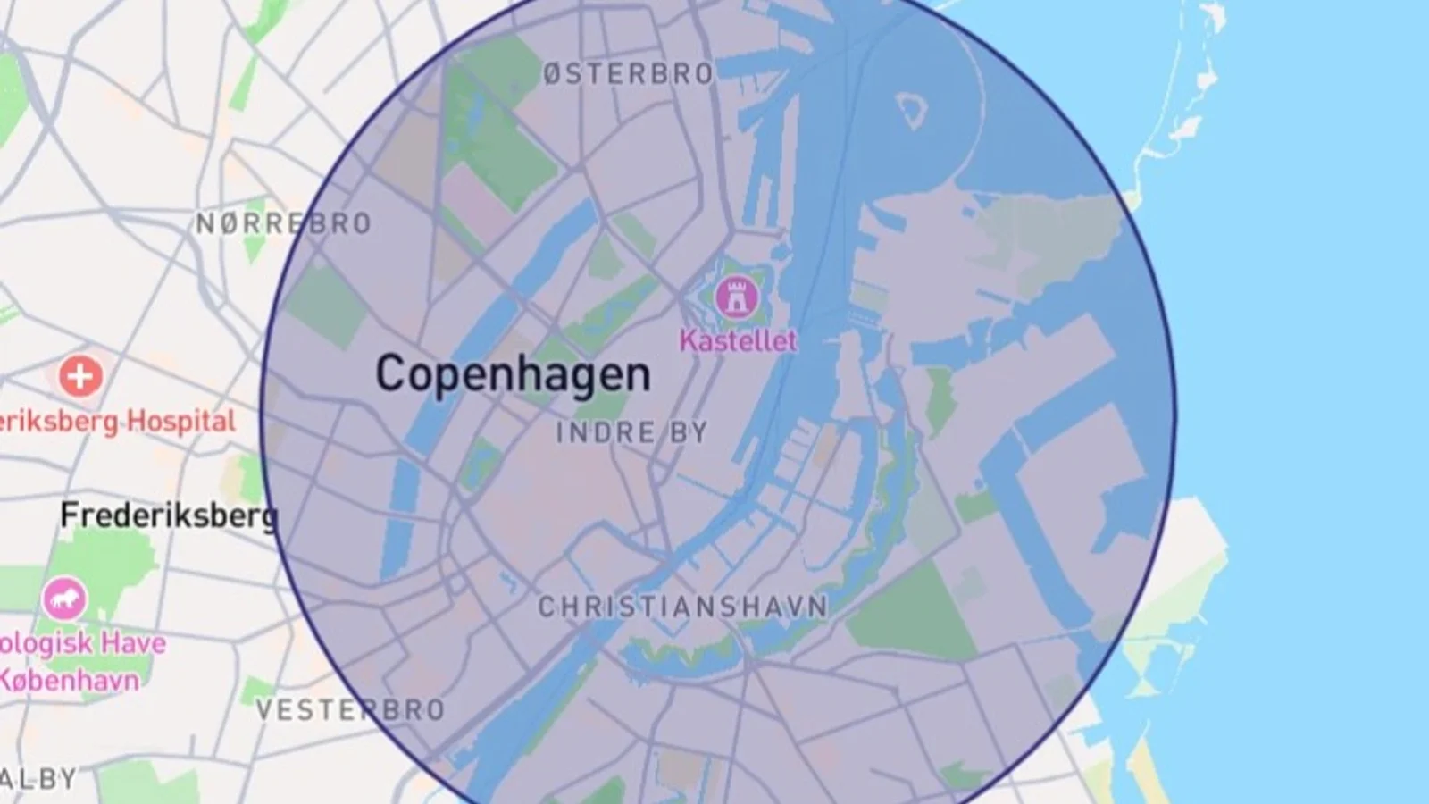 Københavns Politi indfører midlertidig restriktionszone i luftrummet over store dele af København