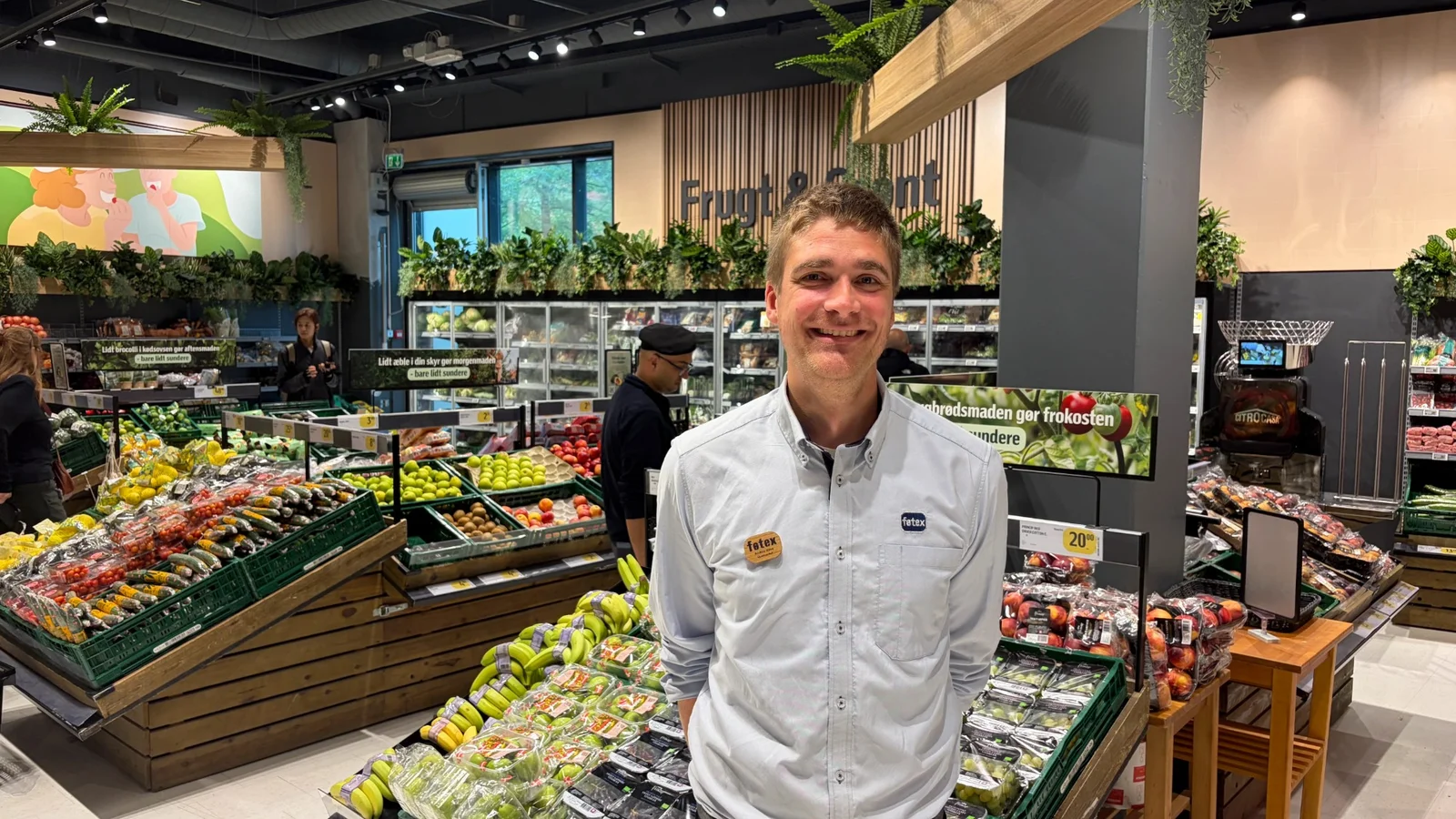 Stor indvielsesfest i føtex Birkerød efter ombygning: Kaffe og croissanter til kunderne