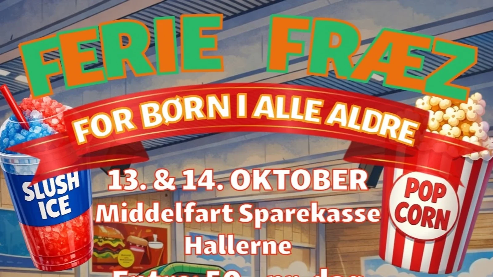 Ferie Fræz fylder hallerne med leg og sjov