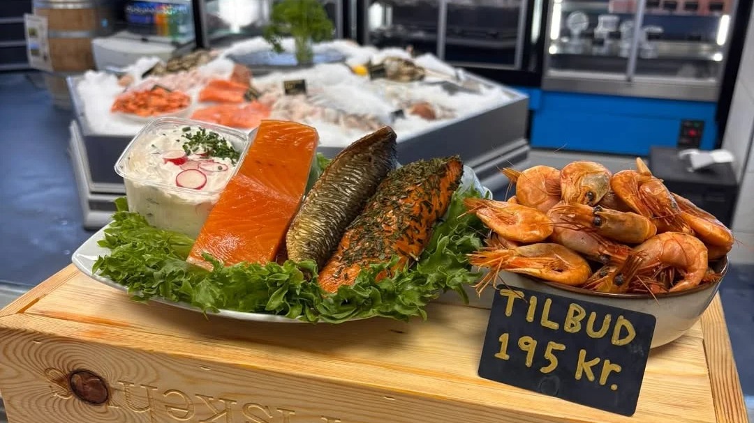 Fiskepakke til 195 kr. hos Møllers Fiskehus i Odense