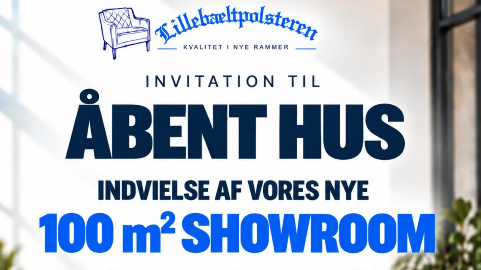 Åbent hus: Lillebæltpolsteren fejrer 20 år og indvier showroom i Harndrup