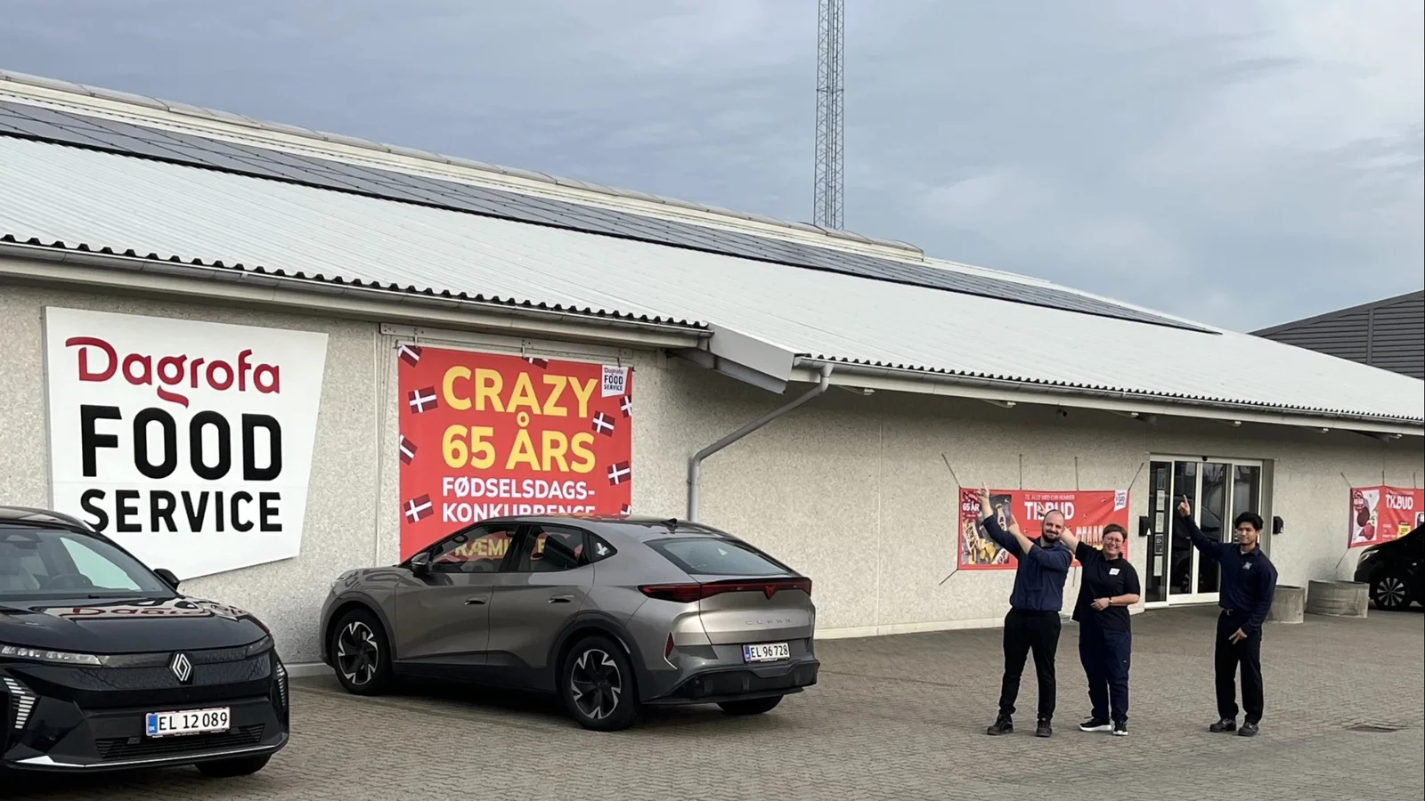 Lokal butik i Aabenraa får solceller som en del af en national satsning på vedvarende energi