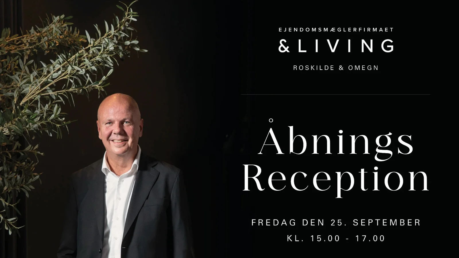 Ny indehaver i ejendomsmæglerfirmaet &LIVING Roskilde pr. 15/9 2026.