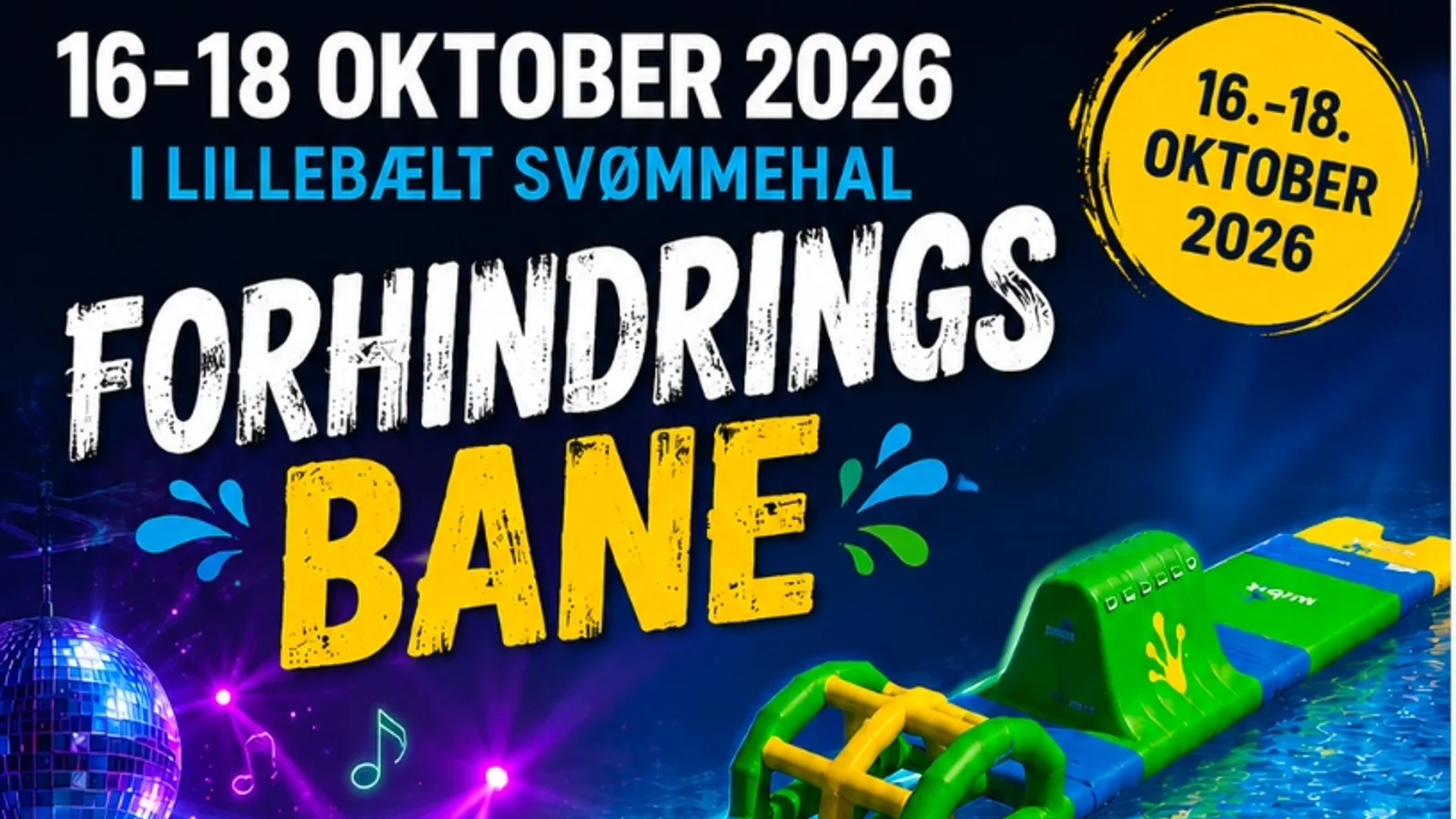 Svømmesjov for hele familien i efterårsferien
