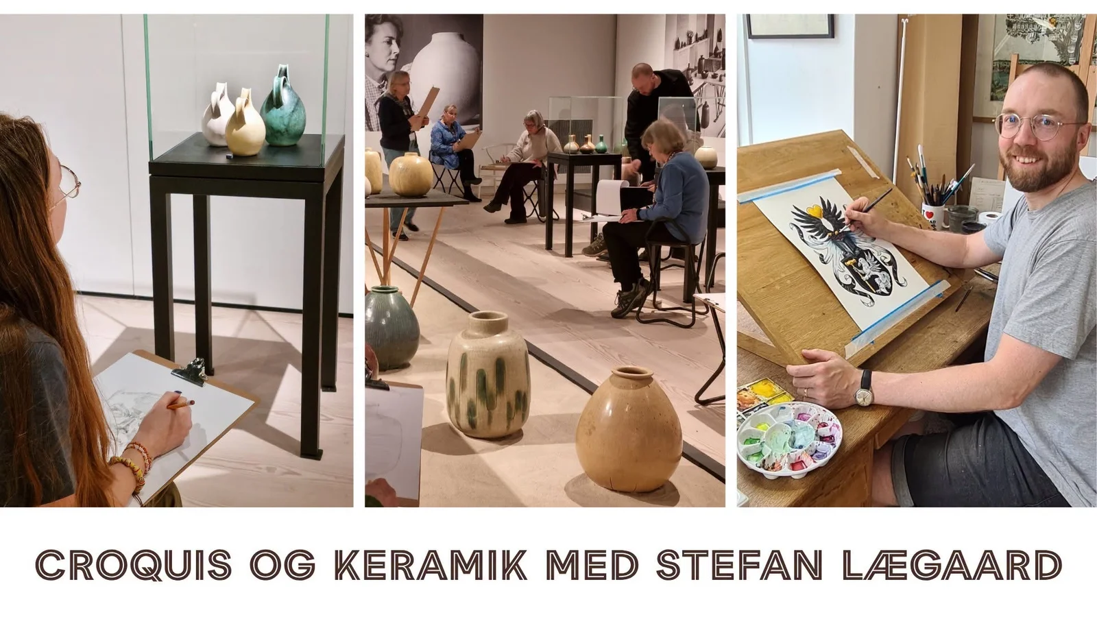 Tegneworkshop med Stefan Lægaard på CLAY
