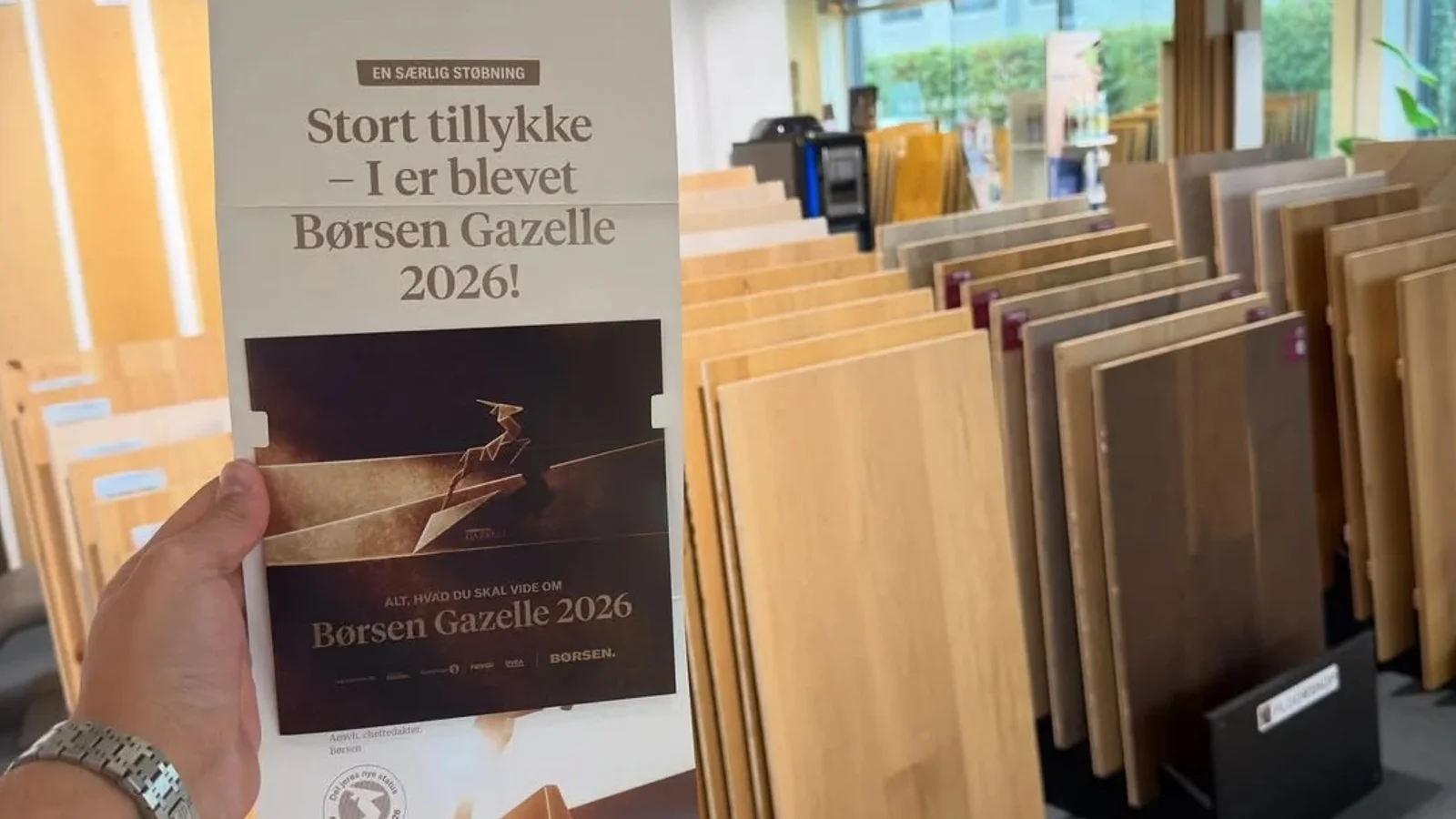 Floorshop modtager Børsen Gazelle for andet år i træk