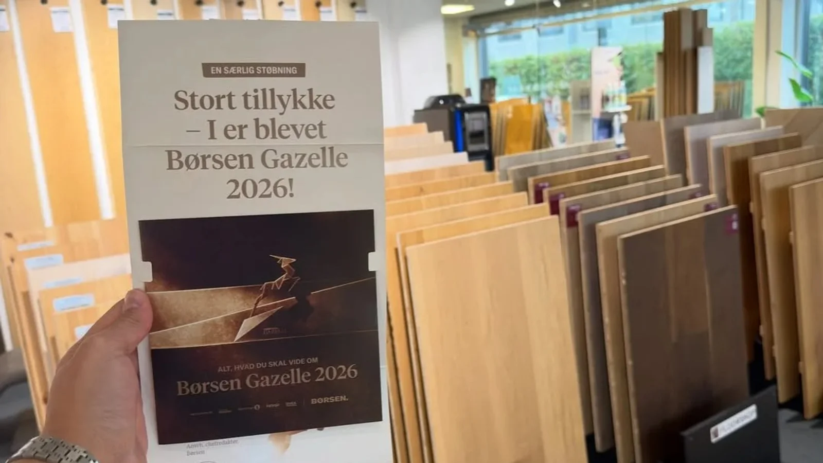Floorshop modtager Børsen Gazelle for andet år i træk
