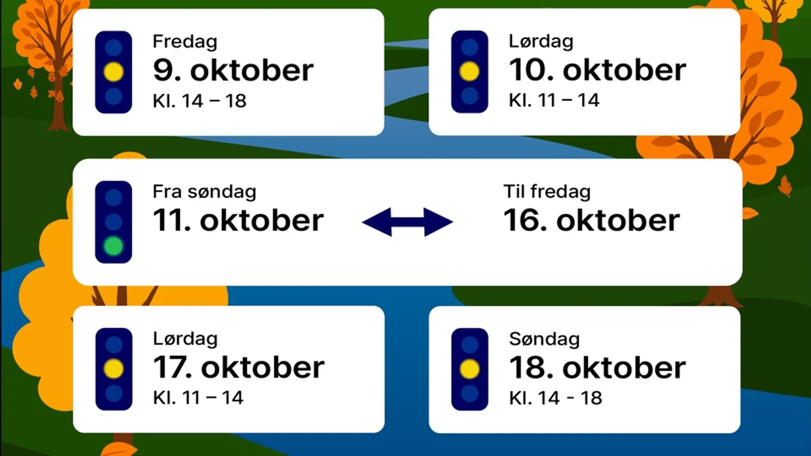 Travle rejsedage venter i efterårsferien
