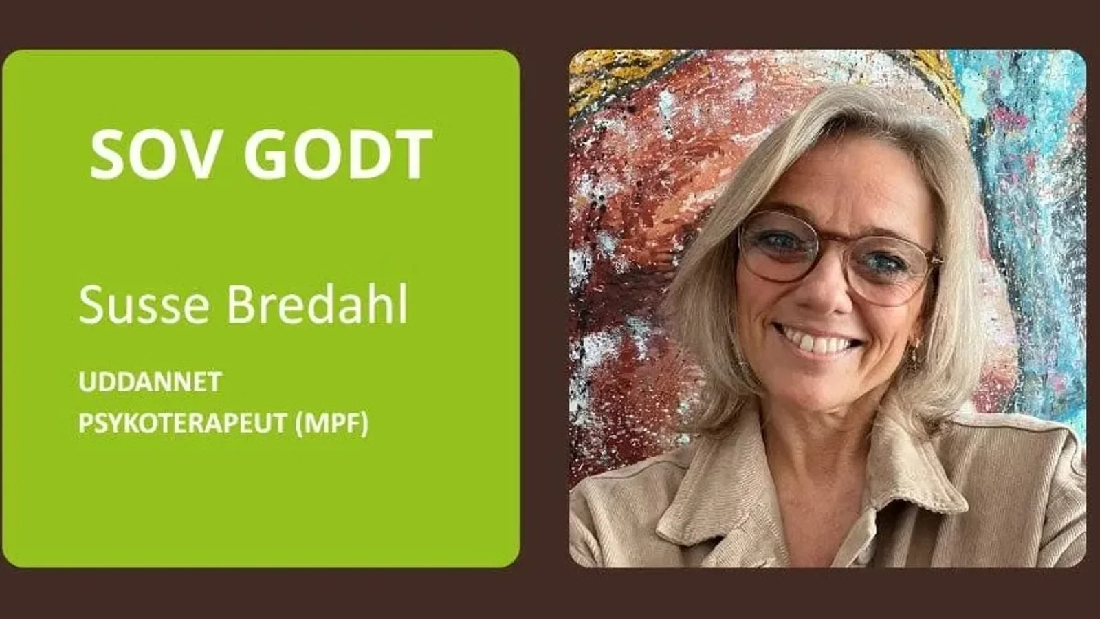 Foredrag om bedre søvn i Fit&Sund Haderslev