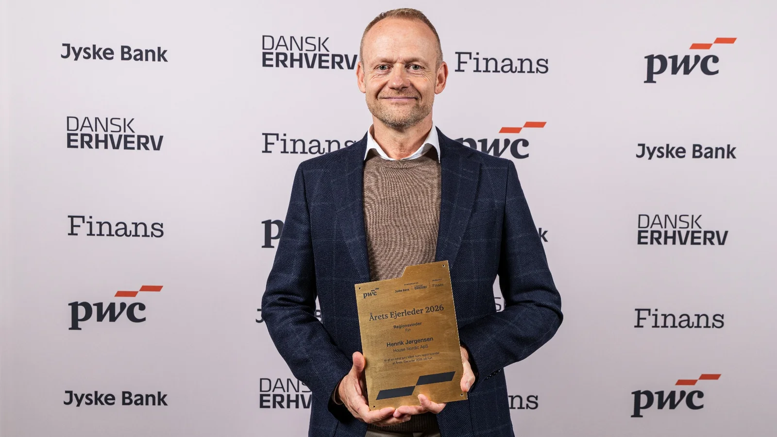 Fra køkkenbordsprojekt til international succes: Henrik Jørgensen fra House Nordic vinder Årets Ejerleder 2026 på Fyn