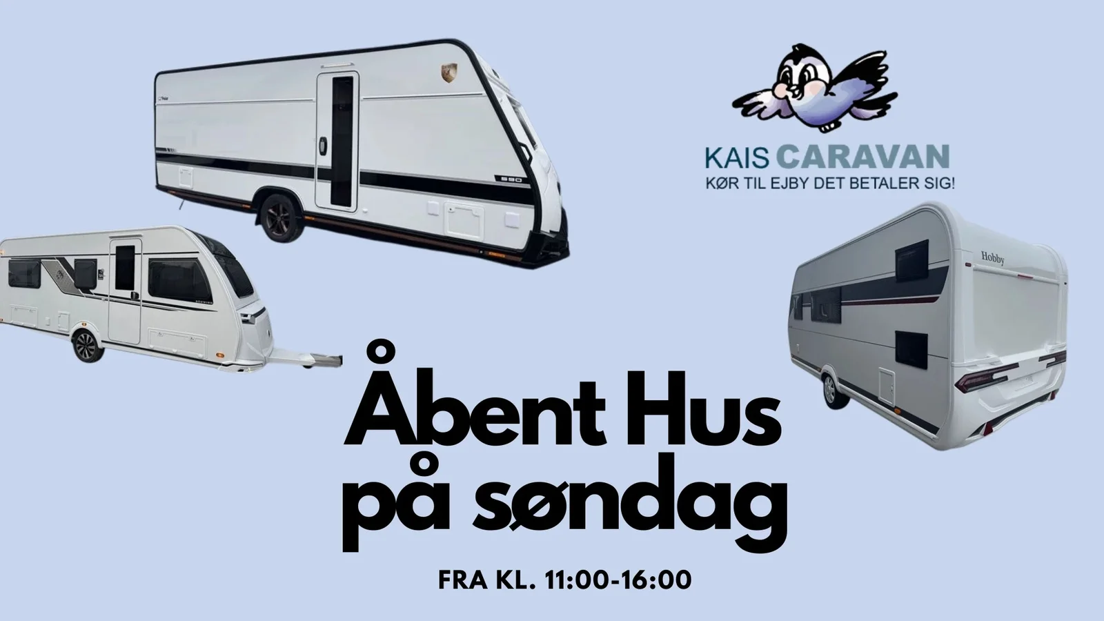 Drømmer du om ny campingvogn? Kais Caravan åbner dørene på søndag