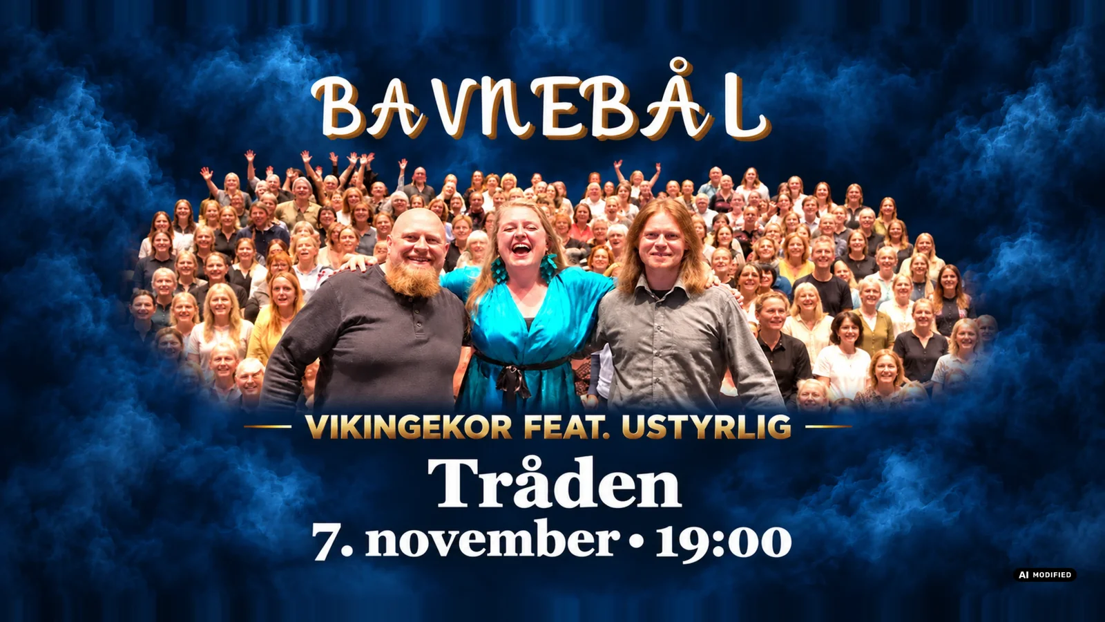 Kæmpekor og band i Trådhallen: Bavnebål feat. USTYRLIG