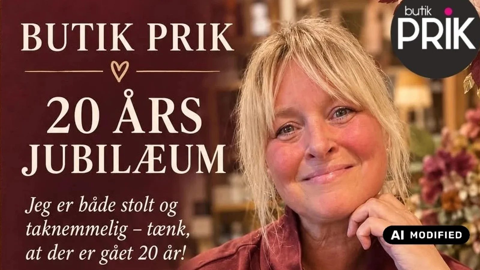 Butik Prik i Svendborg fejrer 20-års jubilæum med reception
