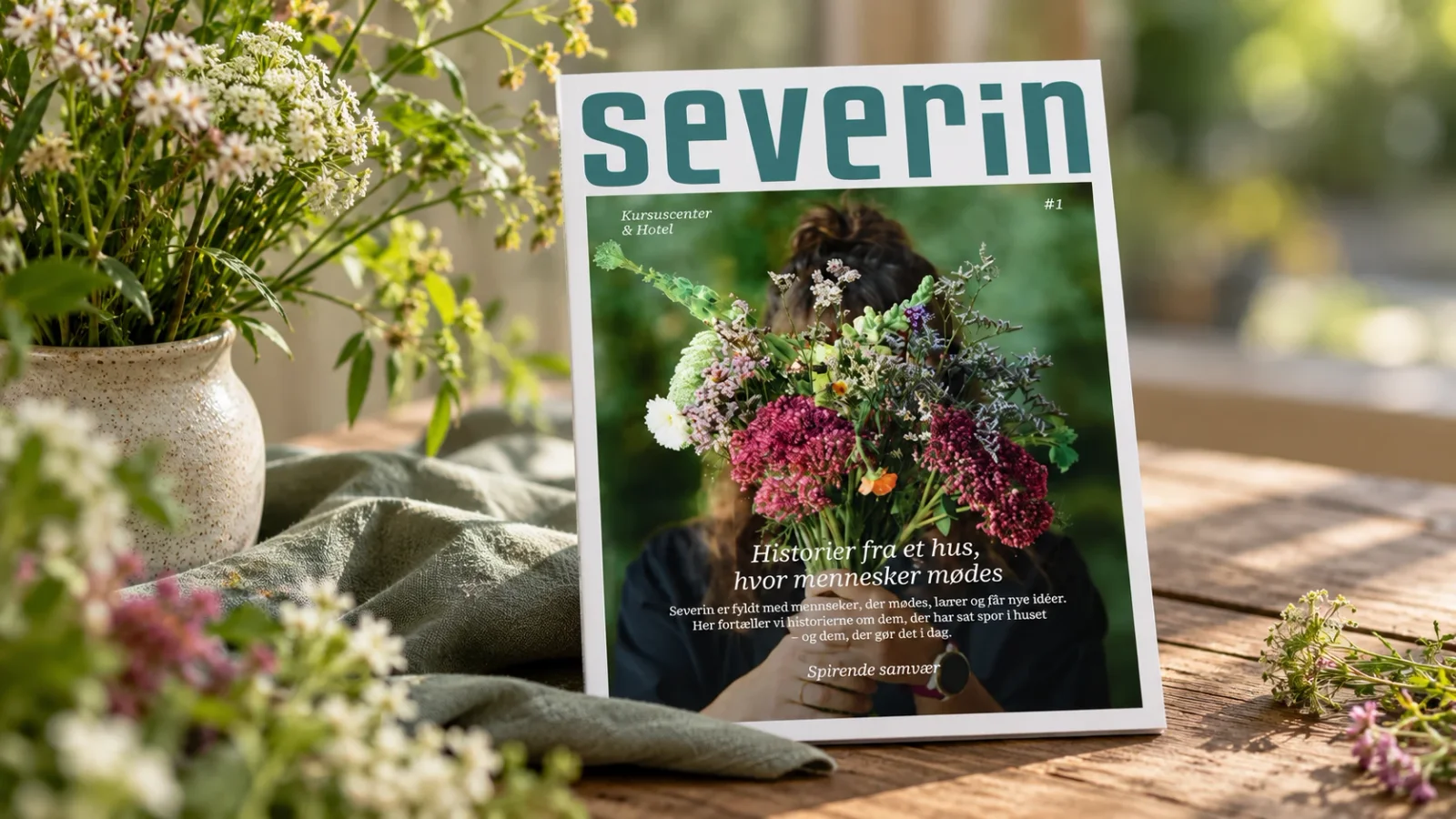 Severin udgiver sit eget magasin