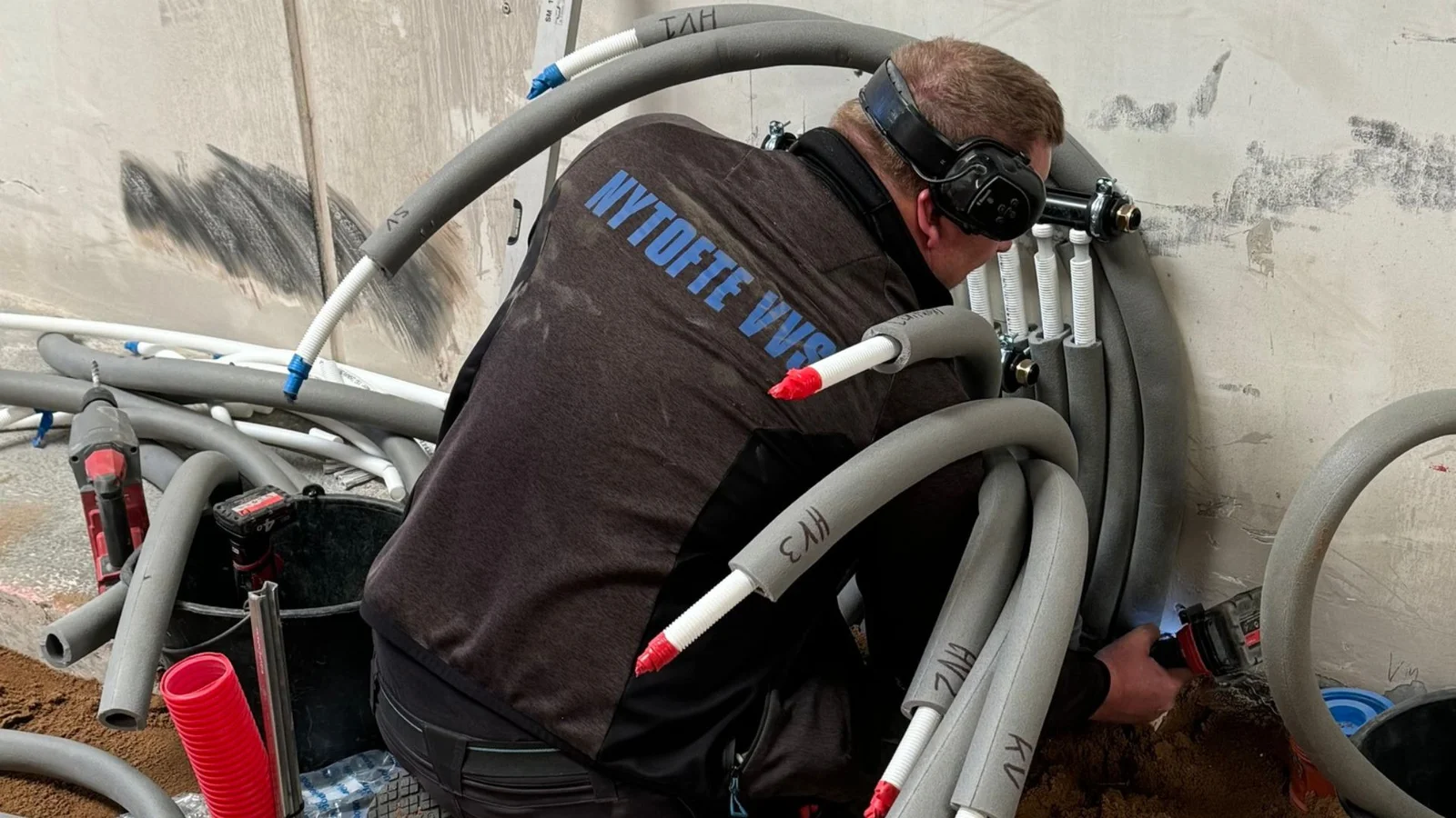Lokalt håndværk på Tråden: Nytofte VVS bag installationerne i Middelfarts nye mødested