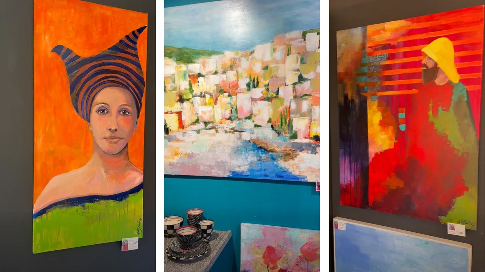 Nye farverige værker kan opleves hos Galleri Børmose