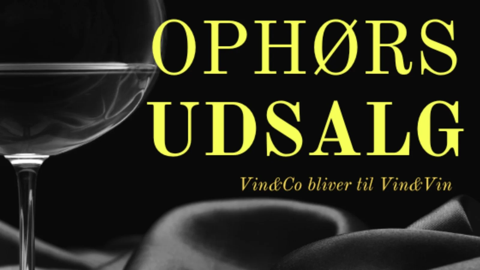 Sidste chance for billig vin: Vin & Co. lukker den 30. december