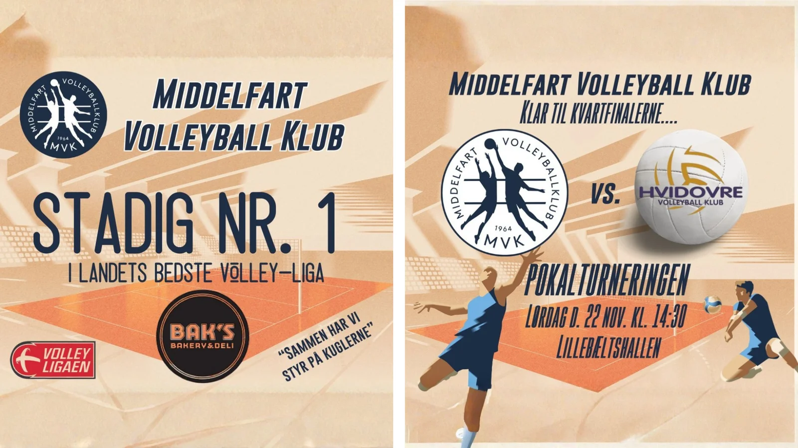 Middelfart Volleyball Klub er fortsat nummer 1 i ligaen