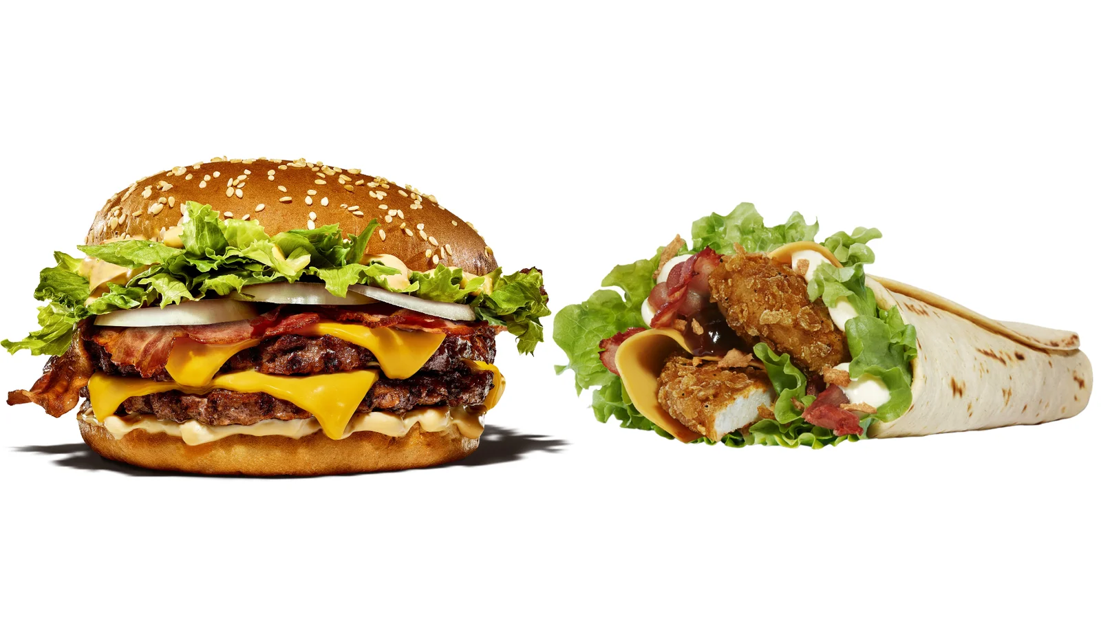 Burger King med ny menu: Lancerer wraps, cæsar- og wasabi-burgere