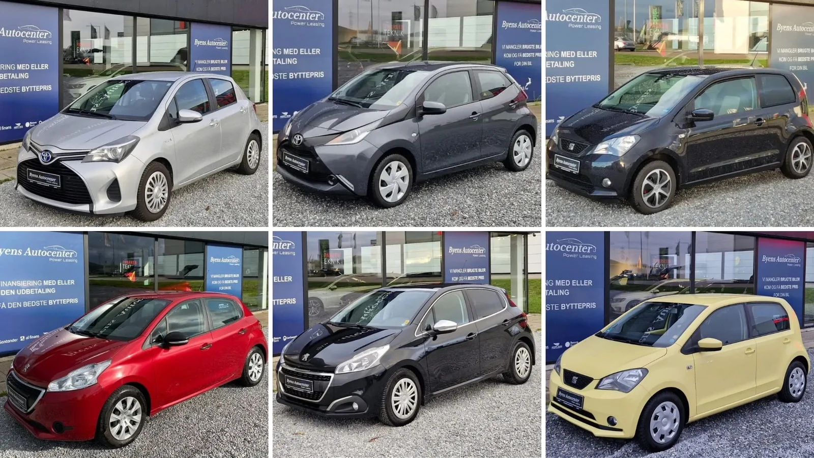 6 bud på en lille, økonomisk bil til under 85.000 kr. fra Byens Autocenter