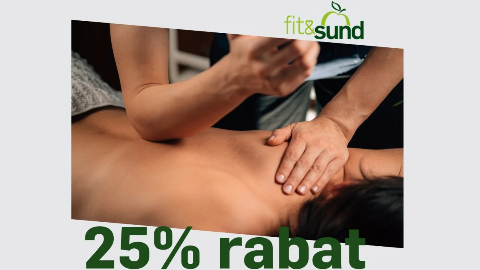 Rabat på massage hos Fit&Sund Middelfart