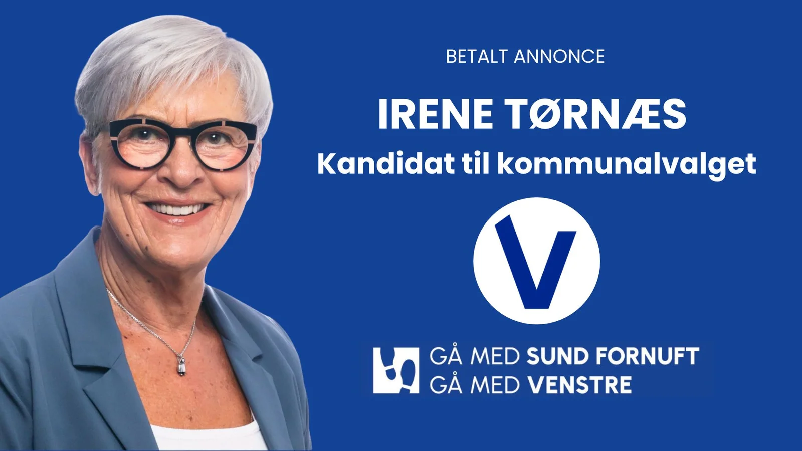 Irene Tørnæs genopstiller for Venstre i Middelfart til kommunalvalget