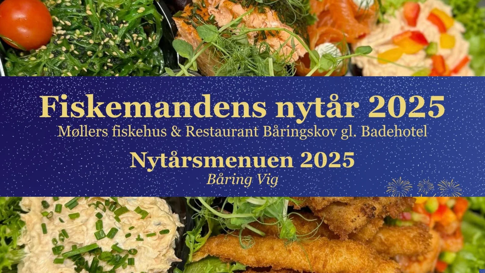 Årets nytårsmenu fra Møllers Fiskehus er landet