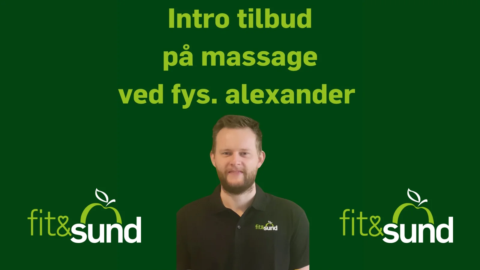 Introtilbud på massage hos Fit&Sund