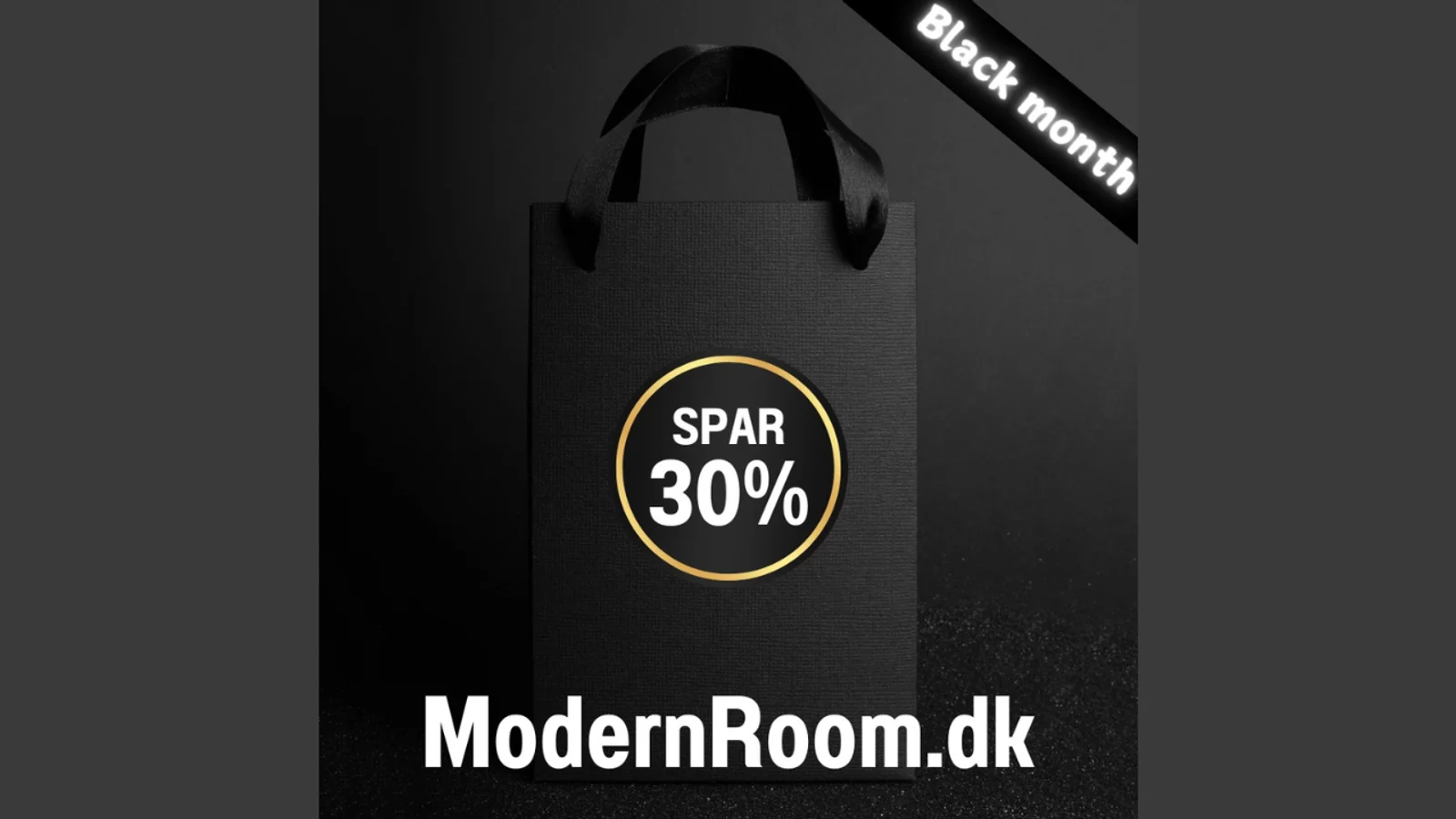 ModernRoom har skudt BLACK MONTH i gang og giver 30 % rabat på hele deres webshop