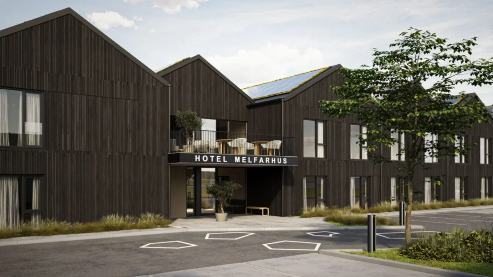 Middelfarts nye hotel har åbnet for booking af værelser