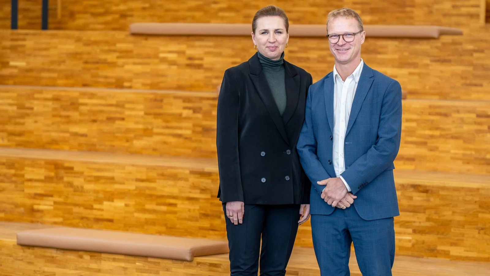 Mette Frederiksen har været på besøg i Middelfart