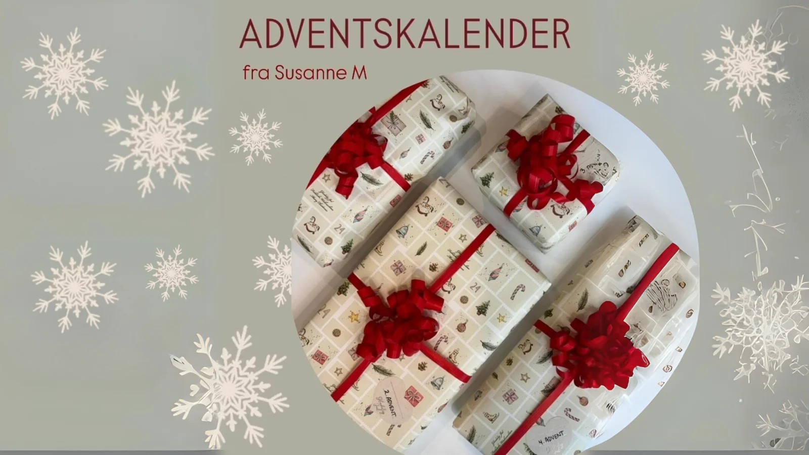 Gør julen ekstra hyggelig med adventskalender fra Susanne M