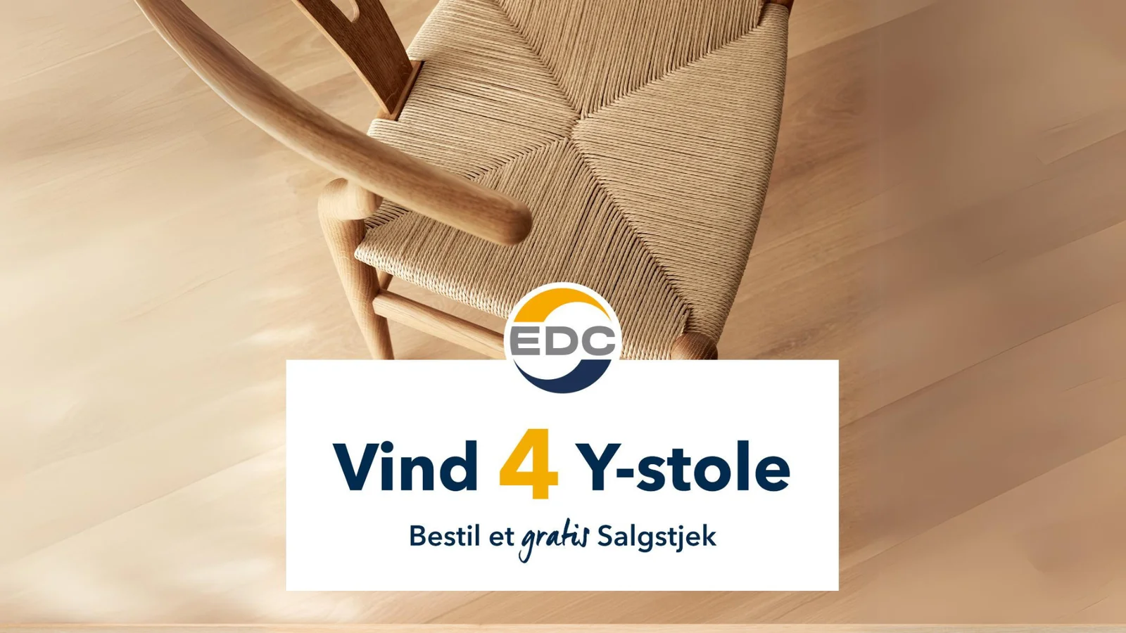 Bestil et Salgstjek hos EDC Middelfart og deltag i konkurrencen om fire Y-stole