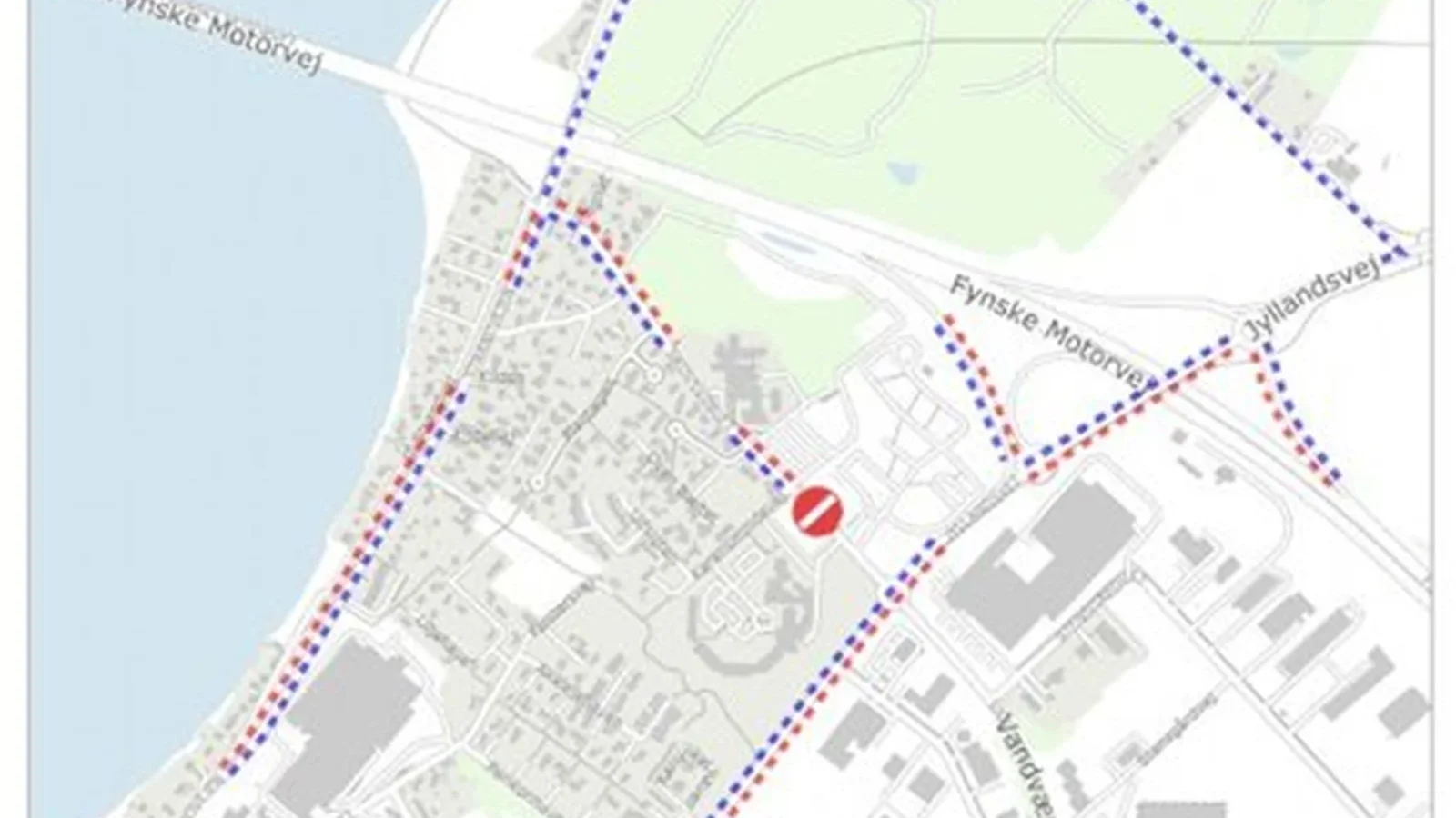 Nye vandrør sender trafikken på omveje i Middelfart
