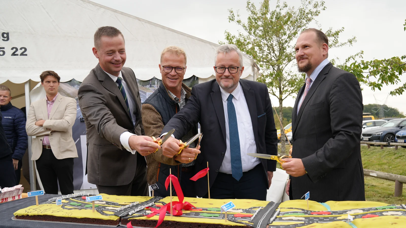 Trafikanter og borgere fejrede Fynske Motorvej